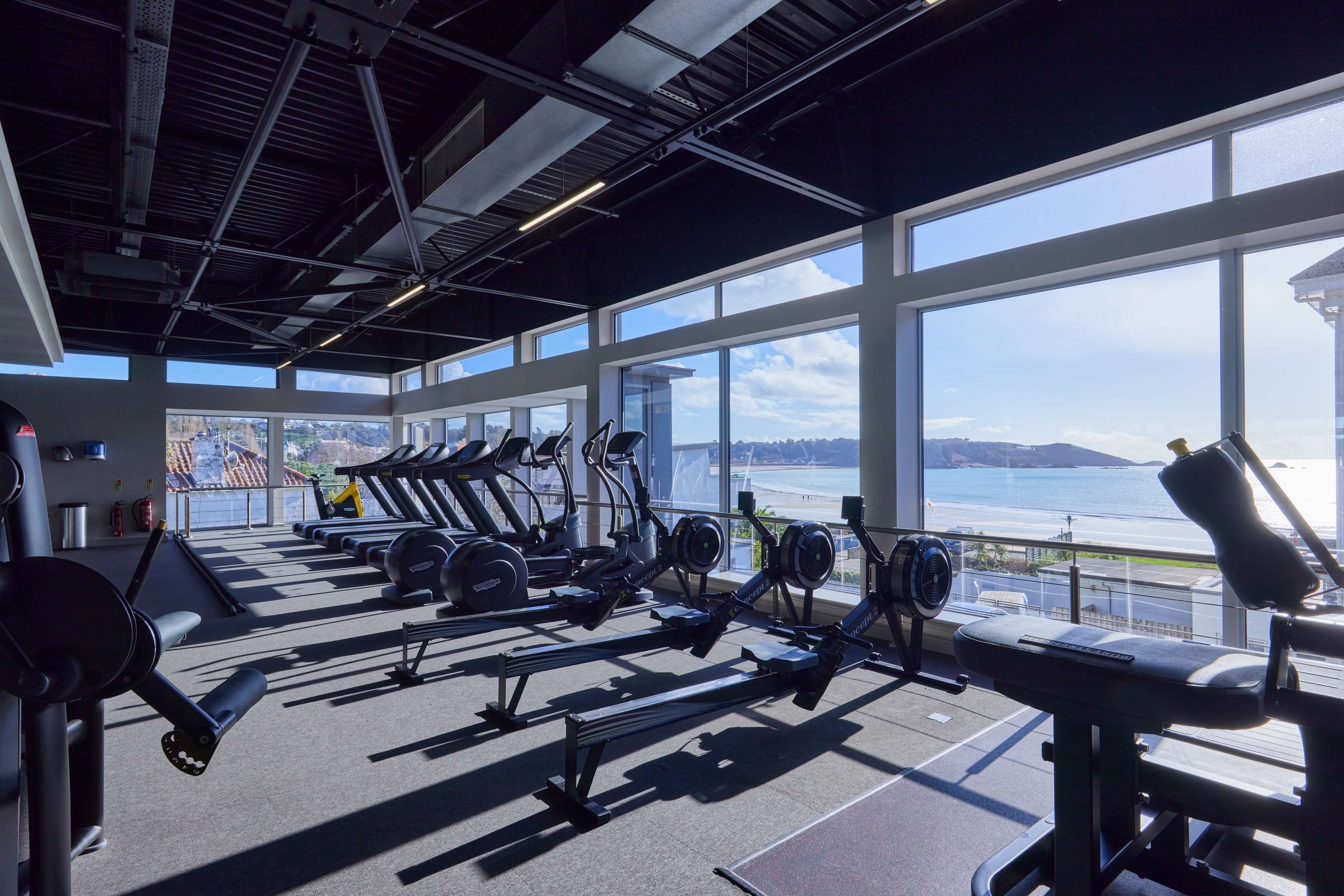 Our State of The Art Gym Overlooking the Sea